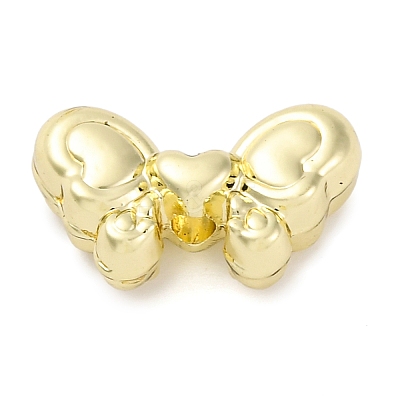Rack Plating Alloy Beads PALLOY-R450-07G-1