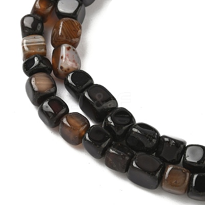 Natural Dragon Veins Agate(Dyed & Heated) Beads Strands G-G177-E13-03-1