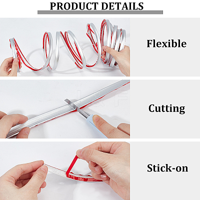 PVC Self-Adhesive Flexible Molding Trim DIY-WH20007-40C-04-1