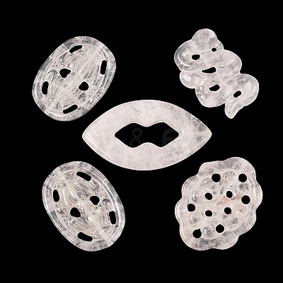 Natural Rose Quartz Carved Beads GG-CBA3D9B-01-1