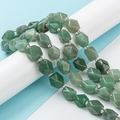 Natural Green Aventurine Beads Strands G-C182-11-1