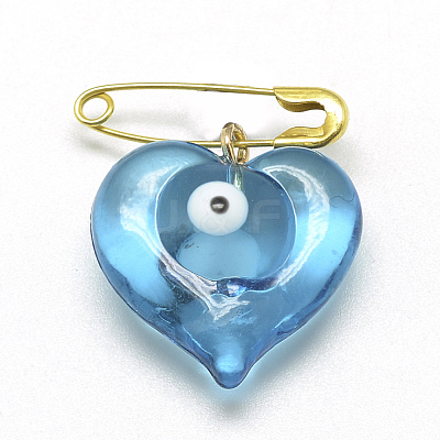 Handmade Lampwork Brooches X-LAMP-R139-09-1
