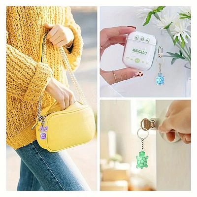 Tortoise Resin Keychain KEYC-YW00149-01-1