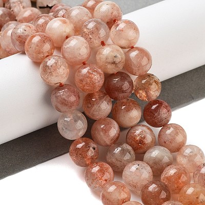 Natural Sunstone Beads Strands G-P488-04B-01-1