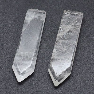 Natural Quartz Crystal Cabochons G-P384-E10-1