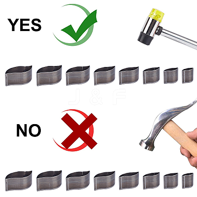High Carbon Steel Leather Die Cutter Hollow Punching Tool DIY-WH0179-007-1
