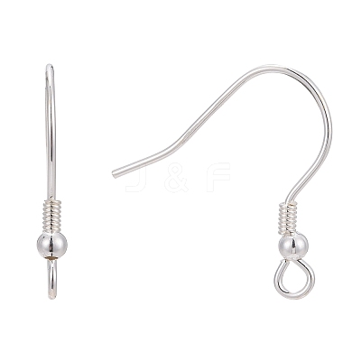 Sterling Silver Earring Hooks X-STER-M031-02S-1