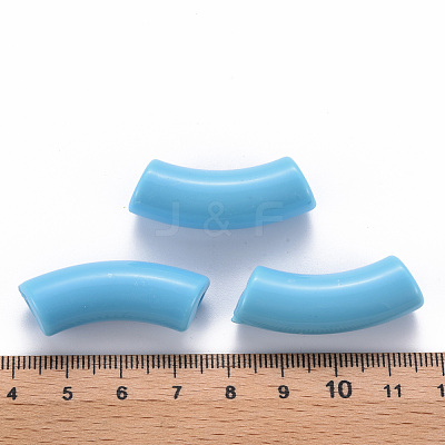 Opaque Acrylic Beads MACR-S372-001B-S012-1