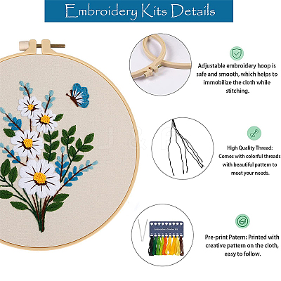 DIY Embroidery Kits For Beginner DIY-WH20011-73E-1