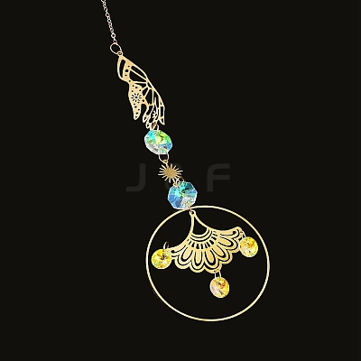 Brass Big Pendant Decorations LS-HJEW-M005-01G-04-1