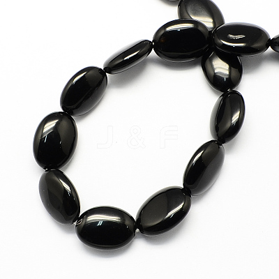 Natural Dyed & Heated Black Onyx Beads Strands G-S113-05-1