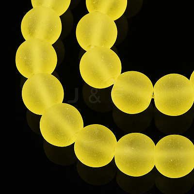 Transparent Glass Beads Strands GLAA-T032-T8mm-MD12-1