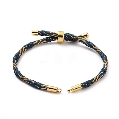 Nylon Cord Silder Bracelets MAK-C003-03G-22-1