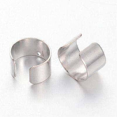 Platinum Color Brass Ear Cuff Findings X-KK-1642-N-1