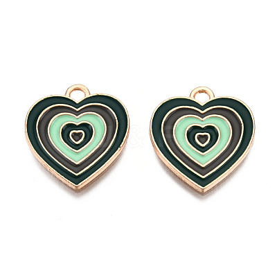 Alloy Enamel Pendants ENAM-N054-93LG-1