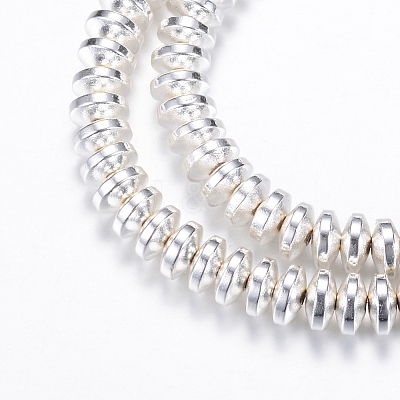 Electroplate Non-magnetic Synthetic Hematite Bead Strands LS-G-Q465-19S-1