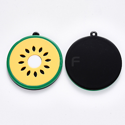 Cellulose Acetate(Resin)Pendants KY-R017-15B-1