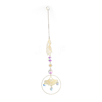 Brass Big Pendant Decorations LS-HJEW-M005-01G-04-1
