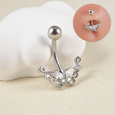 304 Stainless Steel Belly Rings WGA7D27-04-1