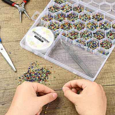 Rectangle Large Capacity Plastic Bead Containers AJEW-YWC0001-05-1