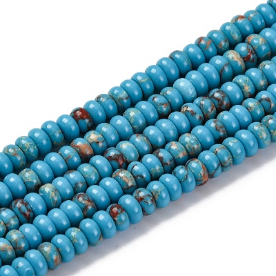 Synthetic Imperial Jasper Dyed Beads Strands G-K343-C39-04-1