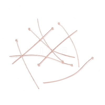 Brass Ball Head Pins KK-WH0058-02D-RG-1