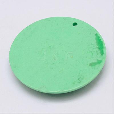 Natural White Jade Pendants G-G647-58-1