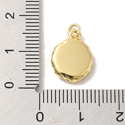 Brass Cubic Zirconia Pendants KK-M278-17G-1