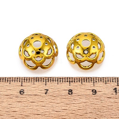 UV Plated ABS Bead Caps OACR-D316-04B-10-1