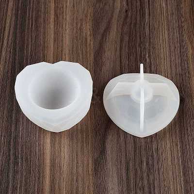 Heart DIY Candle Cup Silicone Molds DIY-Q037-11C-1