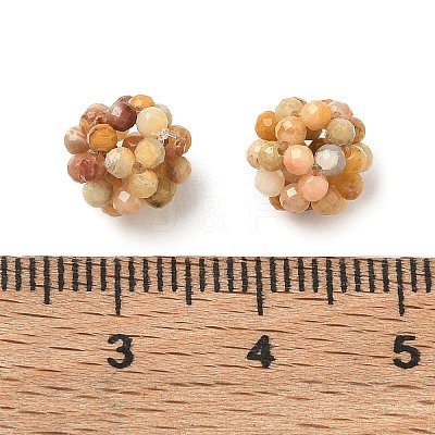 Natural Crazy Agate Woven Beads GG-CBA2E9C-F12-01-1
