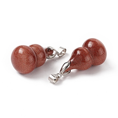 Synthetic Goldstone Pendants G-G846-02P-01-1