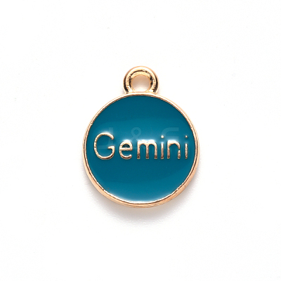 Alloy Enamel Pendants ENAM-S124-01B-05I-1