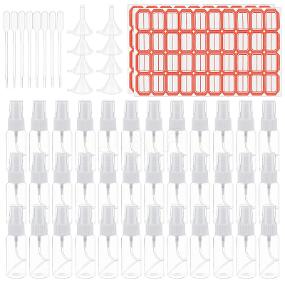 100Pcs Empty Portable PET Spray Bottles AJEW-GO0005-37-1