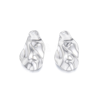 Non-Tarnish 201 Stainless Steel Pendant STAS-B027-25P-1