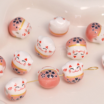 Handmade Porcelain Beads PW-WG11384-01-1