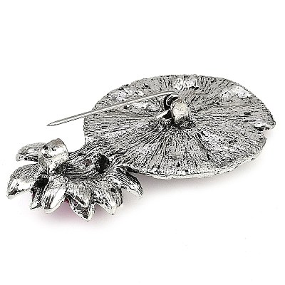 Zinc Alloy Colorful Rhinestone Brooch JEWB-U011-03AS-02-1