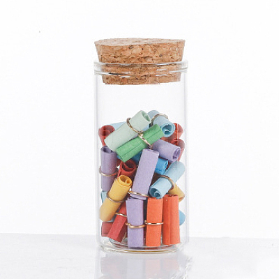 Mini High Borosilicate Glass Bottle Bead Containers BOTT-PW0001-262C-1