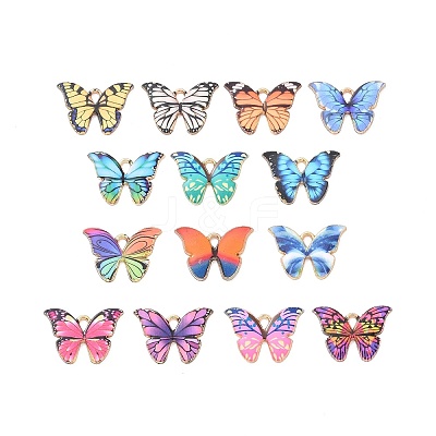 Alloy Enamel Pendants PALLOY-M200-01LG-1