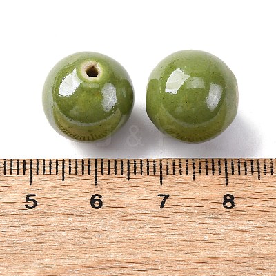 Handmade Polymer Clay Beads PORC-K005-02C-09-1