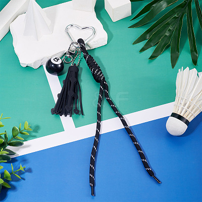 1Pc Cotton Braided Pendant Decorations AJEW-TA0002-56B-1