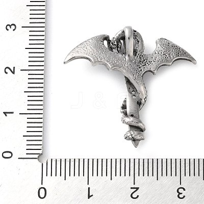 304 Stainless Steel Pendants STAS-M113-05AS-1