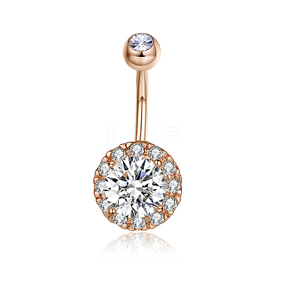 Brass Piercing Jewelry AJEW-EE0006-80RG-1
