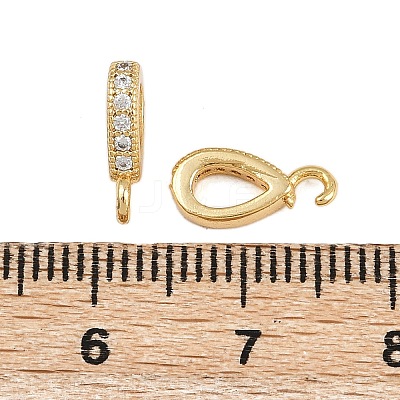 Brass Micro Pave Cubic Zirconia Pendants KK-A269-08G-1