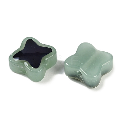Two Tone Glass Mood Beads GLAA-Z007-08D-1