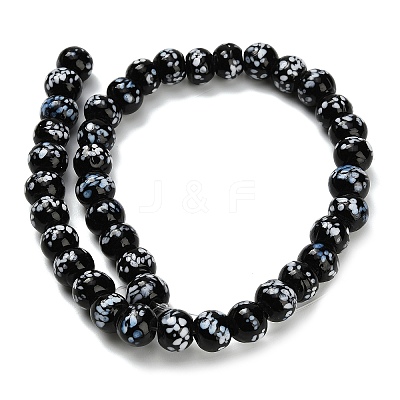 Handmade Lampwork Beads Strands LAMP-H071-01C-06-1
