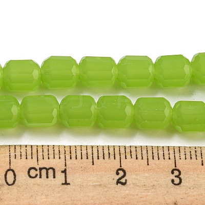 Imitation Jade Glass Bead Strands GLAA-G112-02D-1