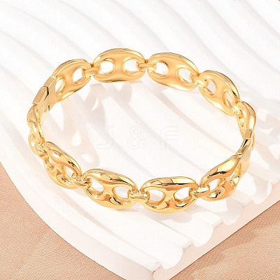 304 Stainless Steel Bangles for Women BJEW-Z155-02G-1