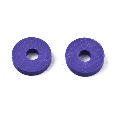 Handmade Polymer Clay Beads CLAY-Q251-8.0mm-100-1