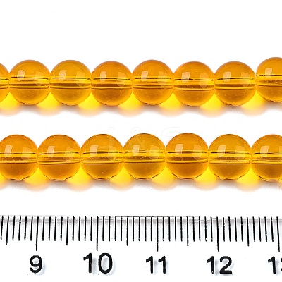 Transparent Glass Beads Strands GLAA-T032-T8mm-11-1